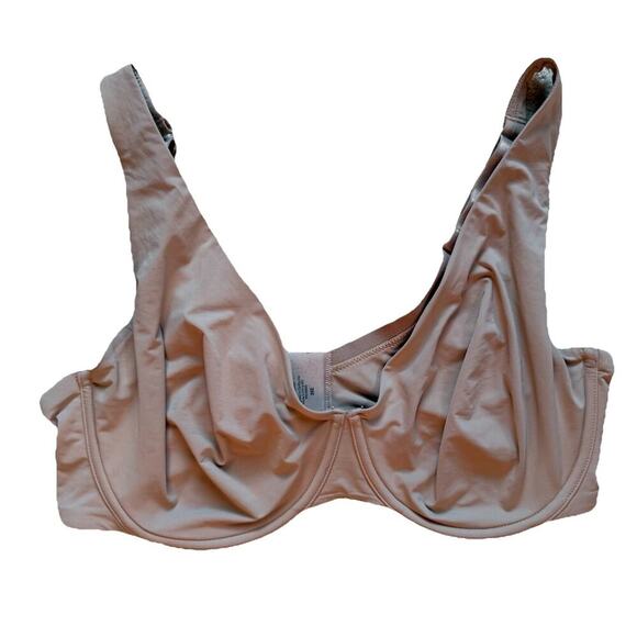 THIRDLOVE 24/7 Classic Unlined Bra Nude Beige Underwire Comfort Fit Size 36E - Picture 2 of 5
